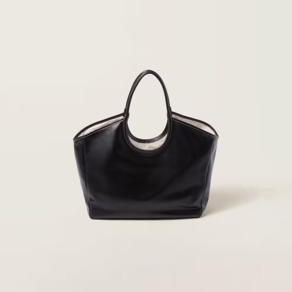 IVY Leather Handbag Black