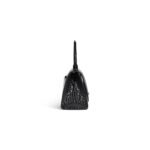 HOURGLASS Small Embossed Tote Bag