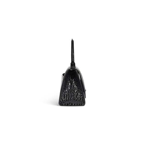 HOURGLASS Small Embossed Tote Bag
