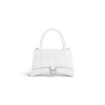 HOURGLASS Crocodile embossed small handbag
