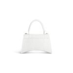 HOURGLASS Crocodile embossed small handbag
