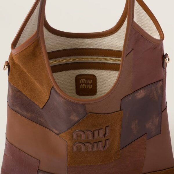 IVY Leather Patchwork Handbag