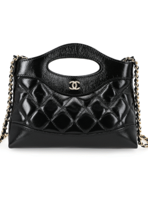 CHANEL 31 NANO MINI SHOPPING BAG BLACK