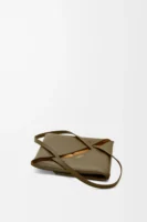 Medium Puzzle Fold tote in shiny calfskin