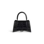 HOURGLASS Small Embossed Tote Bag