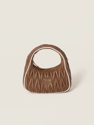 Wander Matelassé Nappa Leather Handbag