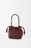 Mini Flamenco purse in mellow nappa lambskin