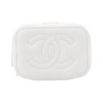 CHANEL 23P LIPSTICK BOX WITH CHAIN WHITE