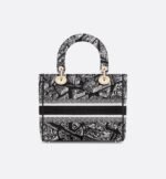 MEDIUM LADY D-LITE BAG Embroidery