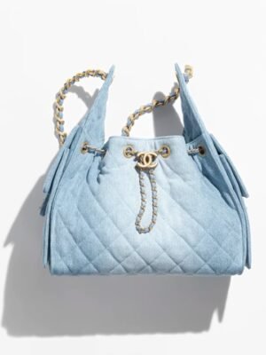 CHANEL 25 small denim handbag