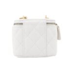 CHANEL 23P LIPSTICK BOX WITH CHAIN WHITE