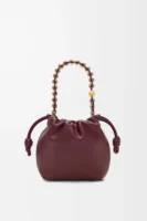 Mini Flamenco purse in mellow nappa lambskin