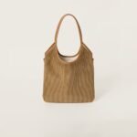 Ivy corduroy texture shopping bag