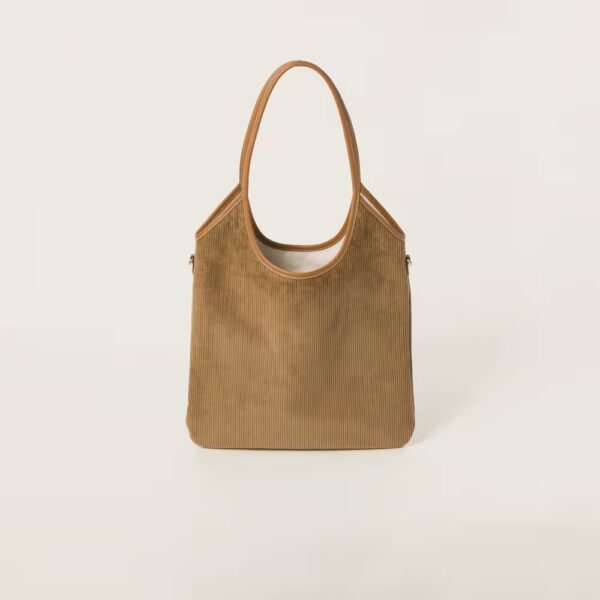 Ivy corduroy texture shopping bag