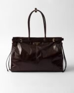 Prada Bonnie Oversized Leather Handbag