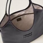 IVY Leather Handbag Black
