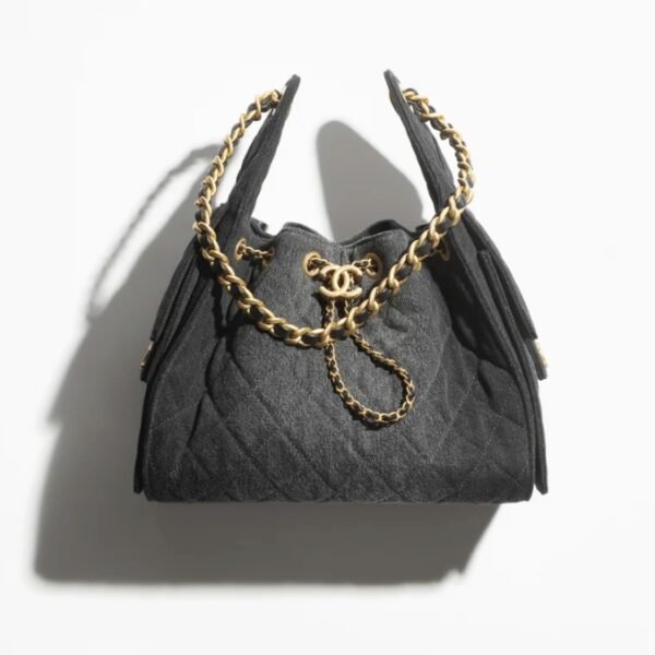 CHANEL 25 small denim handbag