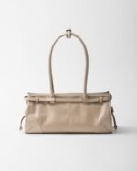 Prada Bonnie Medium Leather Handbag Lilac