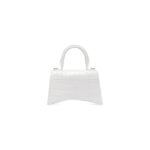 HOURGLASS plus small crocodile embossed handbag