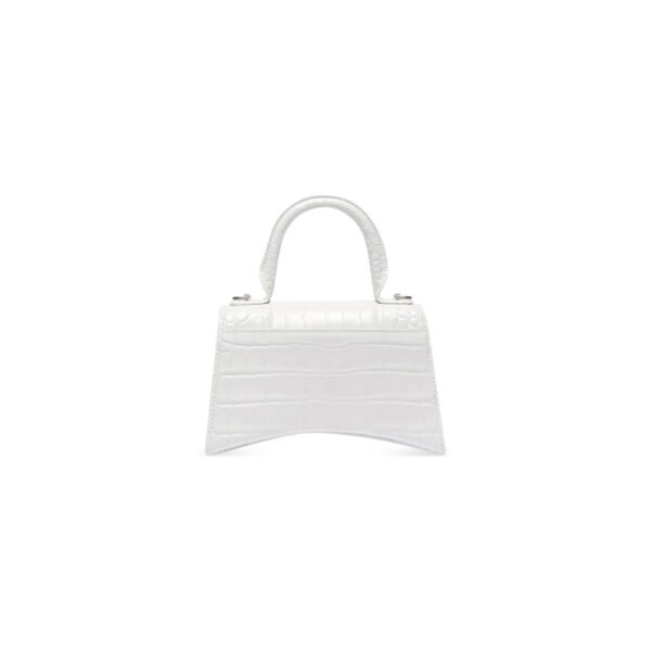 HOURGLASS plus small crocodile embossed handbag