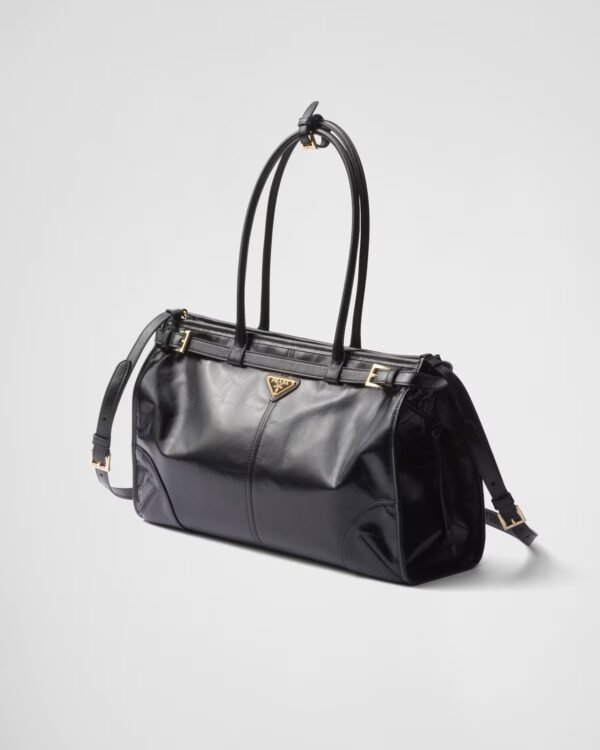 Prada Bonnie Large Leather Handbag