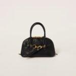 Aventure Nappa Leather Handbag Black