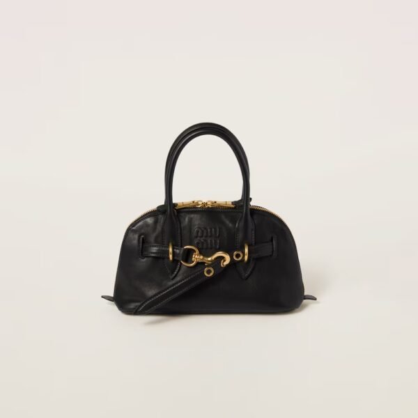 Aventure Nappa Leather Handbag Black