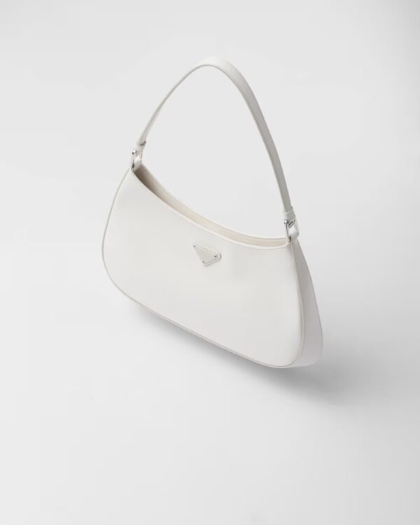 Prada Cleo Glossy Leather Shoulder Bag