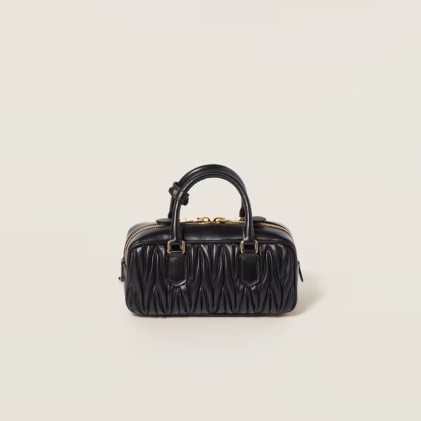 Arcadie Matelassé Small Soft Lamb Leather Handbag