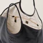 IVY Leather Handbag Black
