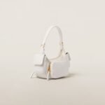 Soft Lamb Nappa Pouch White