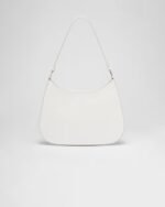 Prada Cleo Glossy Leather Shoulder Bag