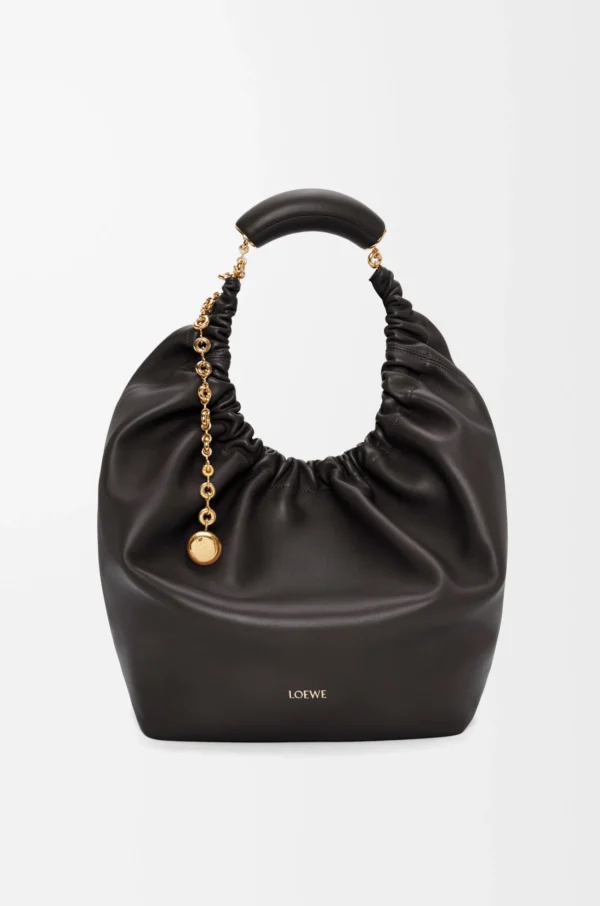 Medium Squeeze bag in mellow nappa lambskin