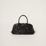 Aventure Nappa Large Leather Handbag Black