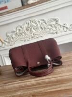 Grained Leather Garden Party Tote | Spacious Everyday Handbag