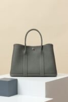 Grained Leather Garden Party Tote | Spacious Everyday Handbag