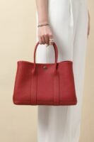 Grained Leather Garden Party Tote | Spacious Everyday Handbag