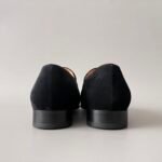 Christian Louboutin Black Suede Venetian Loafers – Minimalist Classic Slip-On