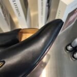 Men's Minimalist Black Leather Loafers - Slip-On Casual & Dress Shoes for Business, Driving & Work