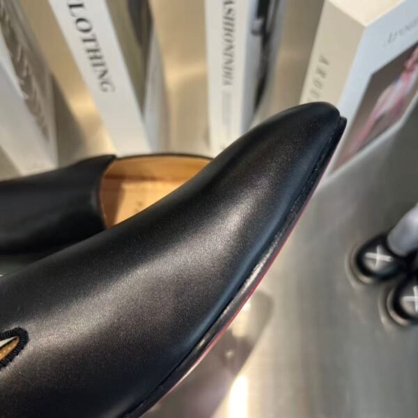 Men's Minimalist Black Leather Loafers - Slip-On Casual & Dress Shoes for Business, Driving & Work
