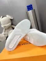 Retro Vintage Basketball Trainer Sneakers – Premium Genuine Leather White Cream Low-Top Shoes for Men & Women