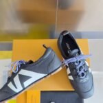Balletcore Leather Sneaker – Women's Flat Casual Walking Shoes