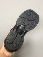 Men's Distressed Graffiti Runner Sneakers - Retro Mesh Layered Chunky Walking Shoes