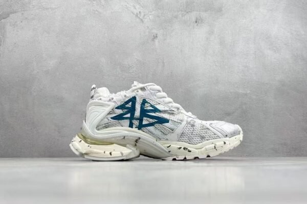 Distressed Graffiti Chunky Sneakers Vintage Mesh Streetwear Dad Shoes
