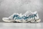 Distressed Graffiti Chunky Sneakers Vintage Mesh Streetwear Dad Shoes