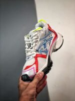 Multicolor Deconstructed Retro Mesh Running Shoes | Y2K Chunky Sneakers