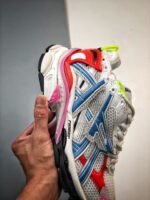 Multicolor Deconstructed Retro Mesh Running Shoes | Y2K Chunky Sneakers