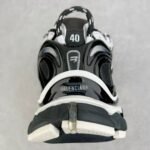 Men's Distressed Chunky Dad Shoes Y2K Deconstructed Retro Running Sneakers Black White