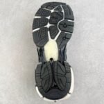 Men's Distressed Chunky Dad Shoes Y2K Deconstructed Retro Running Sneakers Black White