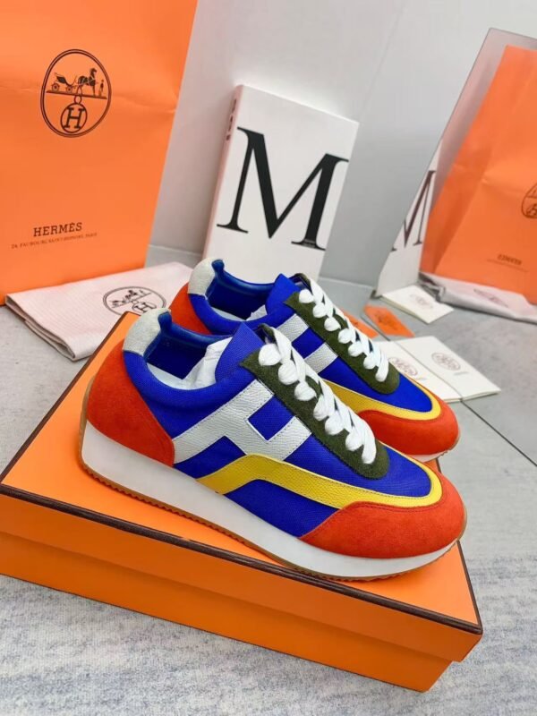 Men Women Chunky Colorblock Sneakers 2 Inch Height Increasing Platform Running Shoes Breathable Suede Retro Low Top Trainers